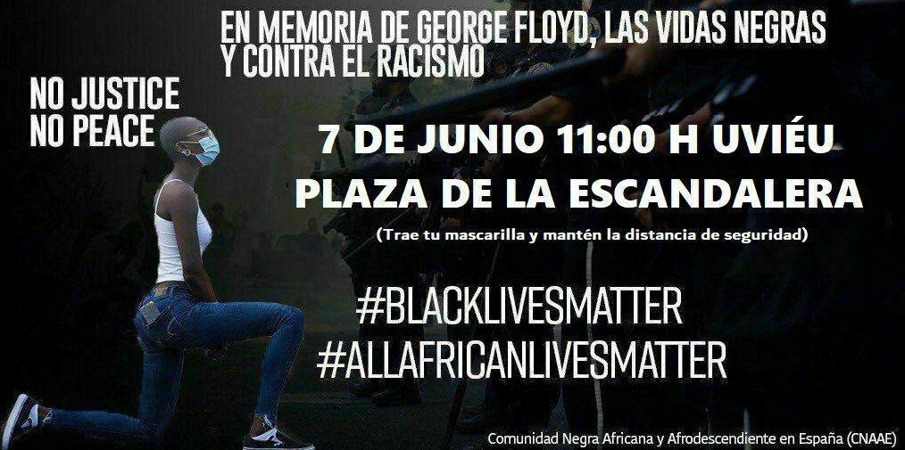 La comunidad africana y afrodescendientes española, convoca este domingo a las 11h en La Escandalera.