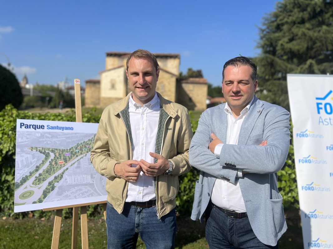 Adrián Pumares y Carlos Suárez en Santuyano