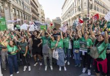 Los ecos de la huelgona de la educación asturiana también llegan a Madrid