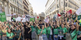Los ecos de la huelgona de la educación asturiana también llegan a Madrid