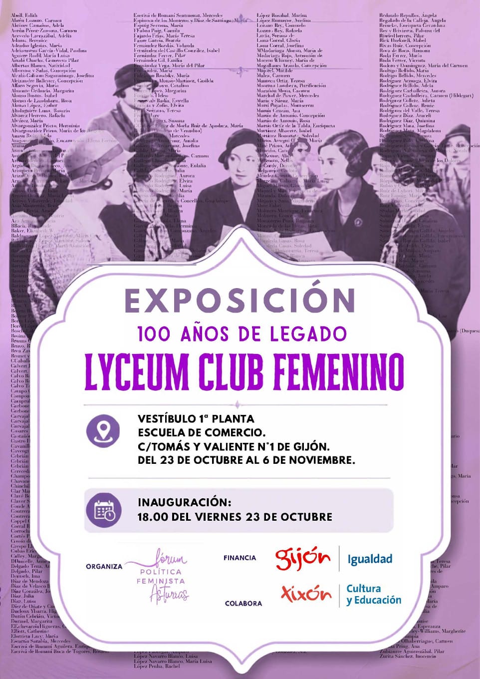 Exposición: 100 años de legado, Lyceum Club Femenino