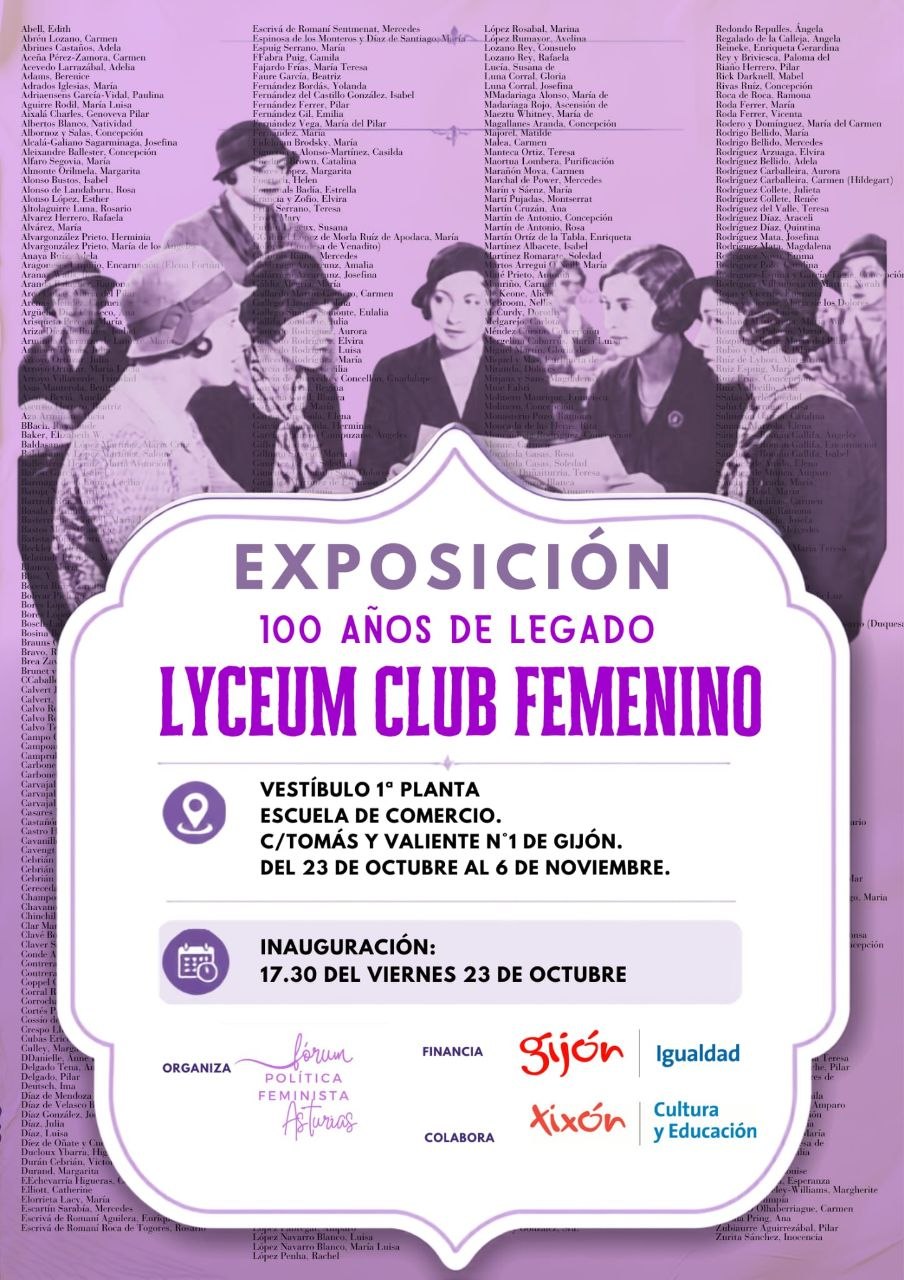 Exposición: 100 años de legado, Lyceum Club Femenino