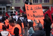 Neonazis de Núcleo Nacional atacan la acampada por la vivienda